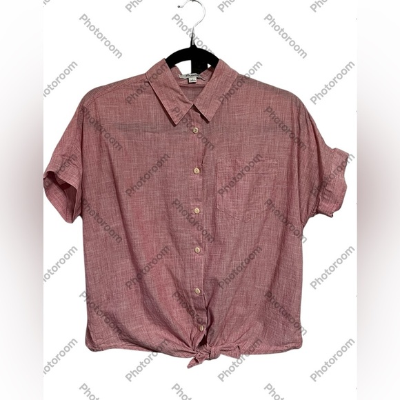 Madewell Pink Top Sz Small - Picture 1 of 9